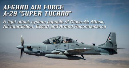 A-29 Super Tucano of Afghan Air Force