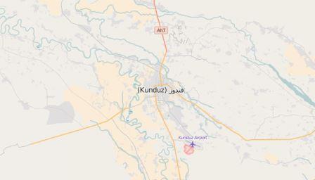 Map Kunduz City