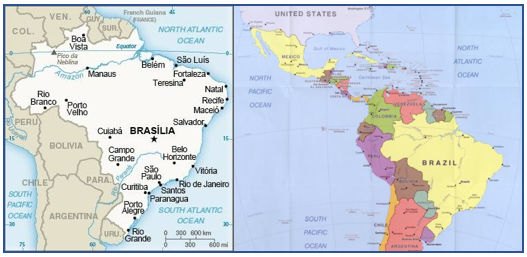 Map of Brazil - CIA