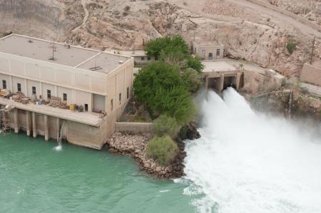 Kajaki Hydroelectric Dam Helmand province Afghanistan