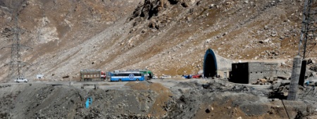 Salang Tunnel in the Hindu Kush mountains of northern Afghanistan.