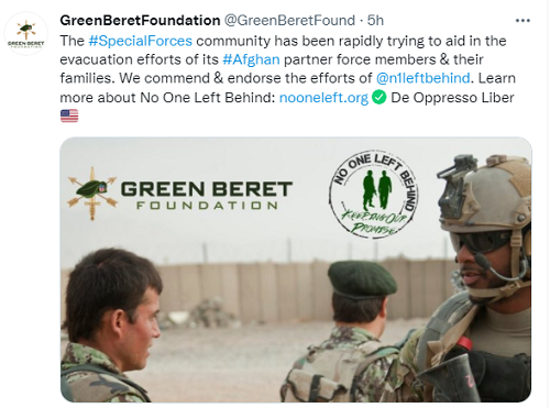 Green Beret Foundation - No One Left Behind
