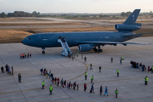 KC-10 Extender at Rota, Spain - Kabul Airlift