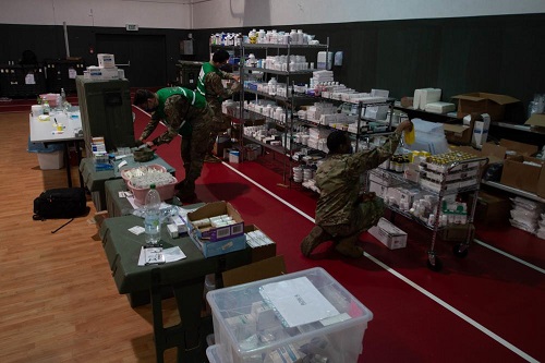 Pharmacy Support to Kabul NEO at Ramstein Air Base