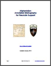 Resolute Support Bibliography